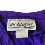 Vintage Ms Interpret Casual Outfit Purple Size 6 Photo 4