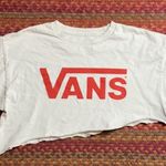 Vans REWORKED ASYMMETRICAL HAND CUT CROP TOP Photo 0