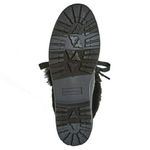 Unionbay New! Women's Faux Fur Black Ankle Boots Lace-up Booties Size 7.5 Photo 5