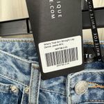 White Fox Boutique White Fox Women’s XS Blue Denim Who’s That Girl 90s Straight Jeans New Photo 2