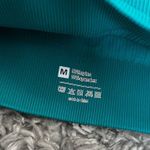 one shoulder ribbed asymmetric sport bra size medium Photo 1