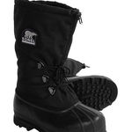 Sorel Glacier Heavy Duty Snow Boots Black Size 6 Photo 0