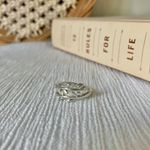 Vintage Wrapping Leaves Silver Ring “Bree” Vine Floral Minimal Classic Simple Jewelry Photo 5