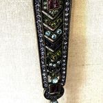 Heidi Daus "Suitably Sophisticated" Art Deco Medallions Necklace Purple Photo 3