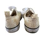 Twisted Low Top Sneakers Shoes Floral Cutout School Casual Sporty White Size 7 Photo 3