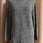 Coldwater Creek  Cotton Grey Oversized  Turtleneck Sweater Sz Small Petite Photo 0