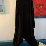 LOGO By Lori Goldstein logo Lounge by lori goldstein Black Tunic Shirt Dress Long Sleeve Size L Large Photo 2