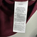 Madewell Womens (Re)sourced Plush Mockneck Puff-Sleeve Top XL Heather Rusted Red Photo 8