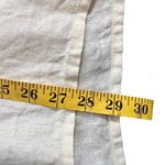 Flax NEW  100% Linen Cream Short Sleeve Top Oversized Photo 8