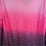 Ideology  Ombré Long Sleeved Tee Shirt. Beautiful Pinks and Purple. Size 1X Photo 7