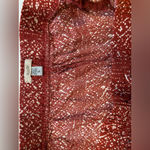 Ecote shorts, faux wrap, elastic waist, lace , size Large Photo 4