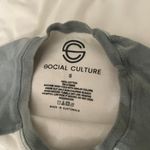 Green White Lucky Clover St Patrick’s Day Holiday Crop Top Tee Shirt Cropped Photo 3