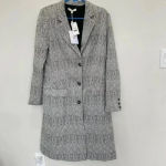 WAYF  Marly Snake Print Coat Snake Jacquard Size L Photo 1