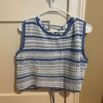 Altar'd State Blue and White Striped Top Photo 1