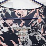 Juicy Couture  floral blue‎ & pink blouse with bling Photo 2