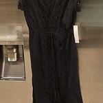 La Blanca ππ Island Fare Cover-Up Midi Dress ~ Black Small NWT Photo 6