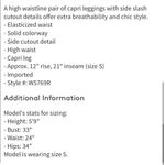 Alo Yoga  high waist slice Leggings Capri Smokey Quartz XS Photo 9