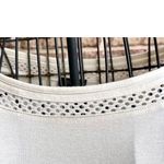 J Jill Dress XS Extra Small Cream Work Casual Church Open Cut Neck Hemline Size undefined Photo 9