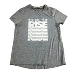 Athleta gray shirt tee top short sleeve activewear women’s small Photo 4