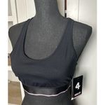 Four Laps Women’s Circuit Sports Bra Black Athletic Wear‎ Medium Photo 1
