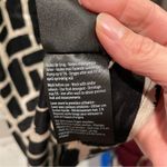 Cute Masai oversized shirt dress monochrome brick cow print sheer flowy Scandi Black Size M Photo 7