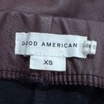 Good American  Good Waist Faux Leather Pull On Leggings Malbec Women’s XS Photo 1