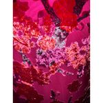 Boohoo  Pink Devore‎ Velvet Floral Cowl Neck Maxi Dress Size 4 Y2K Wedding EUC Photo 9