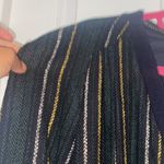 Vintage 70s wool and suede stripped jacket very rare 42​ Size M Photo 4