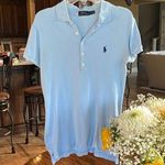 Polo  Ralph Lauren Top Cotton Baby Blue Womens S Shirt Collar Short Sleeve Photo 0