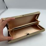 Vintage JR Made in USA Beaded Clutch Purse Evening Bag Elegant Party Tan Photo 3