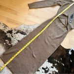 House of Harlow NWT Brown Twist Front Long Sleeve
Ribbed Shimmer Dress Size M Photo 4