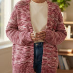 Loft Multi-Colored Knit Cardigan Photo 0