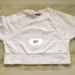 Nike  Pro Dri Fit Women’s Sz S Pink Get Fit Cropped‎ Sweatshirt Photo 9