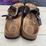 Birkenstock Betula Black Tango Womens 6 US / 37 EU Floral Slide Sandals Germany Photo 5