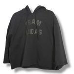  Women's VRCT Cropped Pullover Hoodie, Black Size XL NWT Team Adidas Photo 0