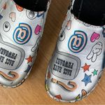 Spring Step  Clogs Ferrara Graffiti‎ Print Slip On Slip Resistant Silver 6 Photo 8