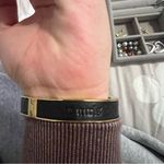 Juicy Couture Black Leather Gold Heart Lock Watch Photo 2