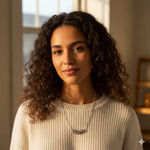 Women's Unbranded Lavender Beaded Silver Chain Necklace One Size Photo 0