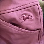 R.J. Classics Gulf Front Zip Natural Rise Knee Patch Maroon and Tan Breeches Purple Size 28 Photo 5