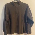 L.L.Bean Womens‎  0FPU3 Misses Size XL Brown 1/2 Zip Fleece Pullover Photo 0