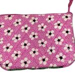 Vera Bradley 🎓 Pink & Floral Small Zippered Bag Photo 1