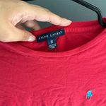 Ralph Lauren  Women's Red Crew Neck T-Shirt Size‎ M Casual Photo 1