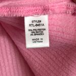 Zenana Outfitters Pink Cuffed Sleeve Boxy Sweatshirt Photo 2