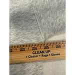 Free People Baldwin Graphic Cropped Hoodie Womens Medium Gray Cotton Sweatshirt Photo 10