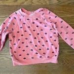 Wildfox Lip Service Lip Print Sweatshirt Size XS All Over Lip Graphic Print Photo 8