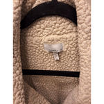 O'Neill Charcoal & White Toggle Button Sherpa Lined Teddy Jacket Size M Gray Size M Photo 1