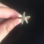 Gold Plated Starfish Ring Size 8 Photo 2