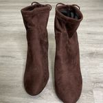 City Chic  NWOB Brown Katya Mid Bow Tie Back Bootie 43/12 Photo 2