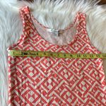 Forever 21 Coral Geometric Print Bondycon Tank Dress Size Small Photo 6
