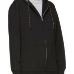 Marni Dance Bunny Black Embroidered Patch Cotton Hoodie Long Sleeve Oversized Size 4 Photo 0